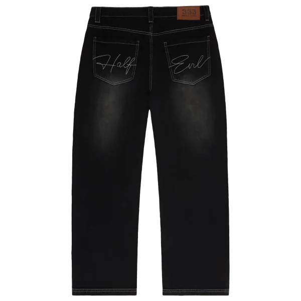 BLACK WASHED CARPENTER DENIM