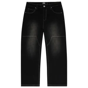 BLACK WASHED CARPENTER DENIM