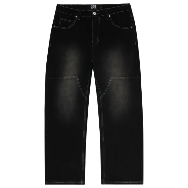 BLACK WASHED CARPENTER DENIM