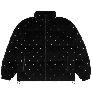 CORDUROY GEMSTONE PUFFER